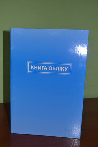 Книга обліку, лінійка, ТП, офс, ламінація, 192 арк., фото 2