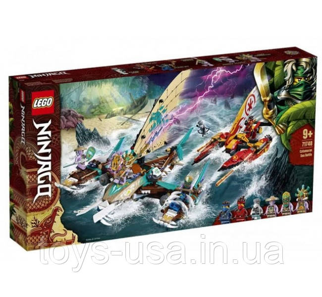 Лего Lego Ninjago Морська битва на катамарані 71748