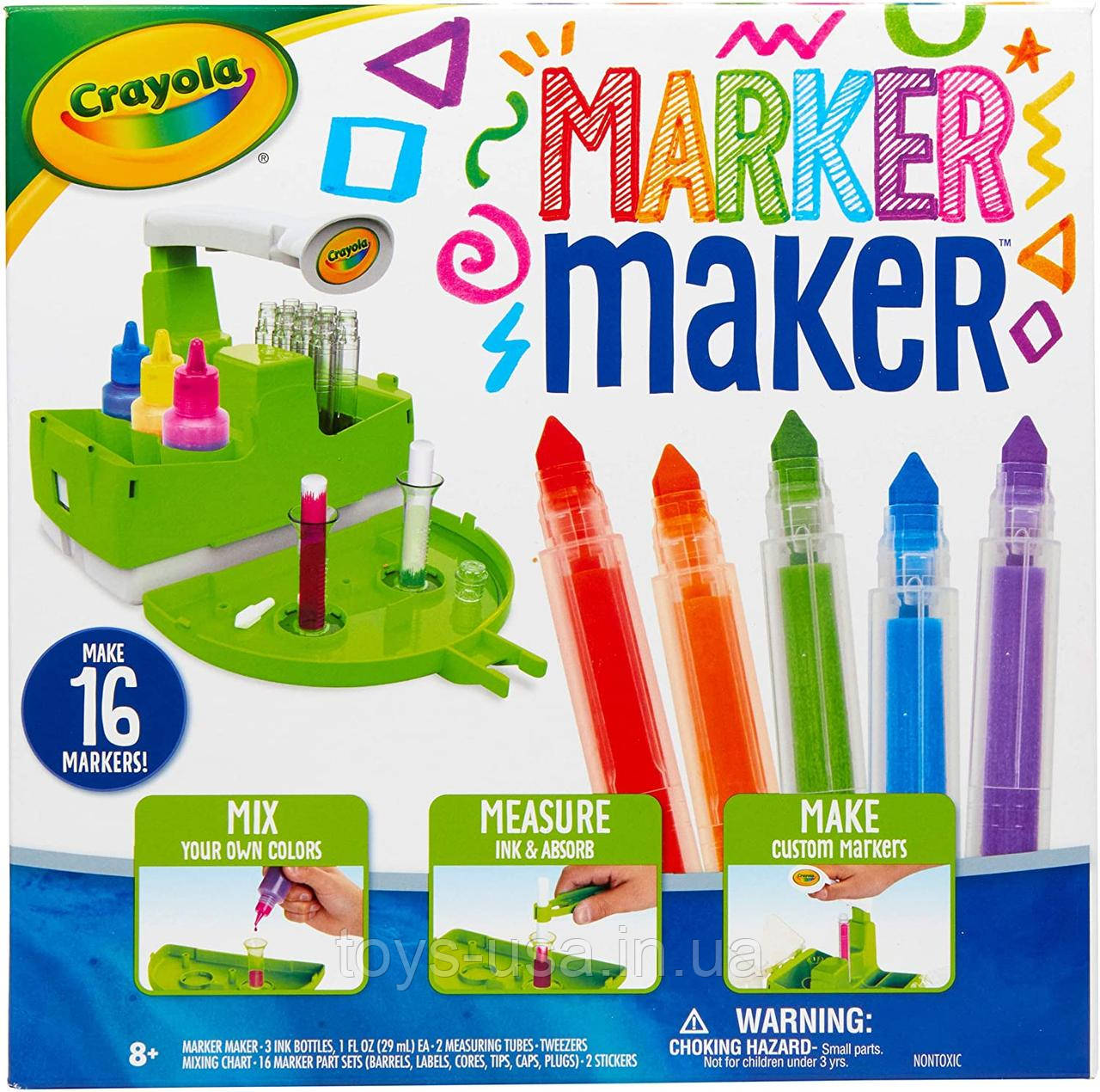 Набір по створенню фломастерів Crayola Marker Maker DIY Craft Kit, фото 1