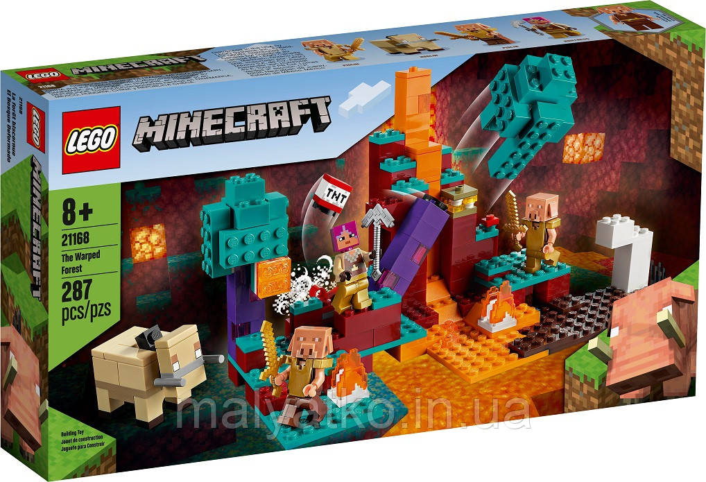 Лего Lego Minecraft Искажённый Лес 21168 — Купить Недорого на Bigl.ua ...