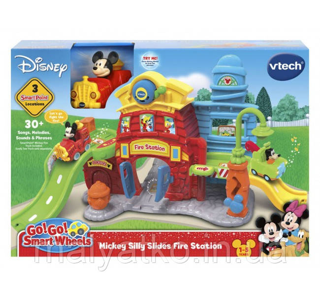 Трек Пожежна станція Мікі Маус VTECH Go Go Smart Wheels Disney Mickey Mouse Fire Station