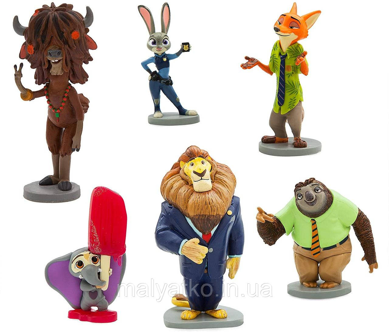 Набір фігурок Зверополис Zootopia Disney Store