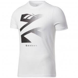 Футболка мужская reebok Vector Fade ss tee белая, фото 2