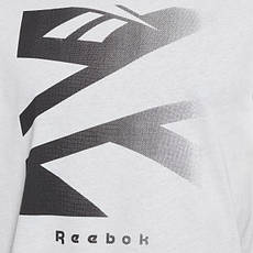 Футболка мужская reebok Vector Fade ss tee белая, фото 2