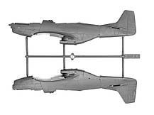 MUSTANG P-51D. Збірна модель літака з фігурами пілотів і обслуговуючого персоналу. 1/48 ICM 48153, фото 2