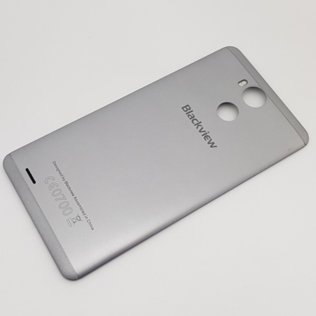 Із дефетом. кришка blackview r6 сіра сервісний оригінал з розборки (подряпини)
