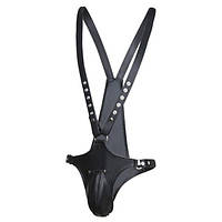 Чоловічий боді для БДСМ ігор чорного кольору Bdsm4u Кайф