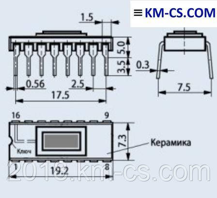 Мікросхема КМ1146ФП2 (Квазар-ІС), фото 1