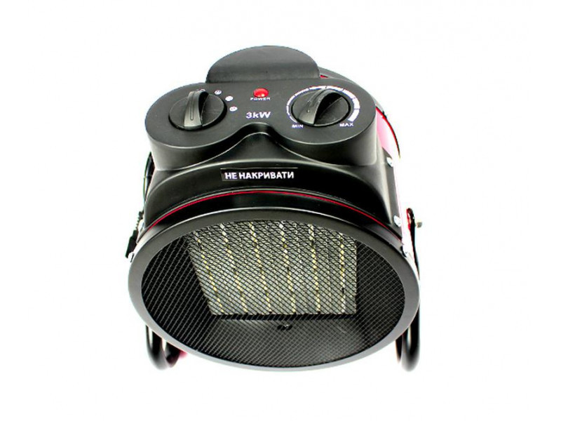 Теплова гармата електрична Grunhelm PTC-3000R, 3 кВт, 249 м3/год