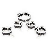 Шкіряні Манжети для шиї, рук і ніг скріплені ланцюгом Кайф, фото 2