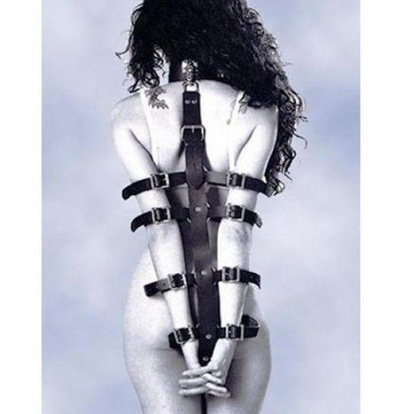 Бондаж для скріплення рук за спиною чорний bdsm4u Кайф, фото 1