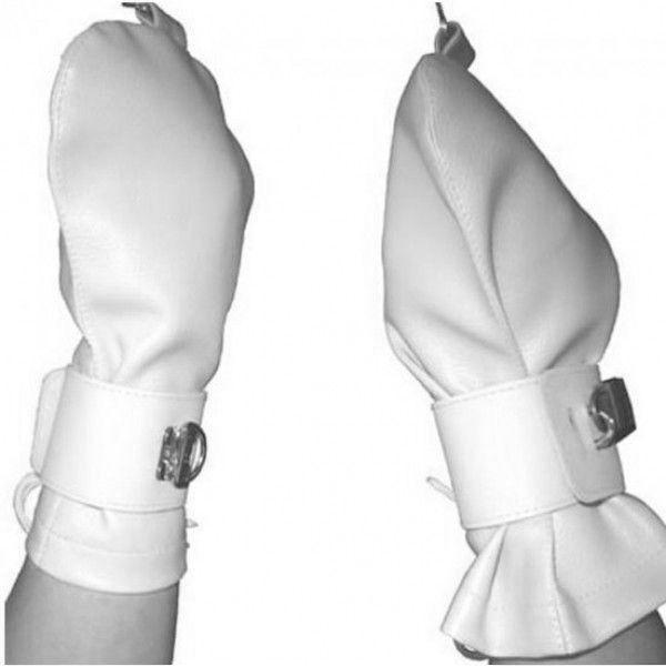 Фіксатори для долонь білі Bdsm4u Кайф, фото 1