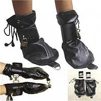 Бондаж для фіксації стоп один до одного чорний bdsm4u Кайф