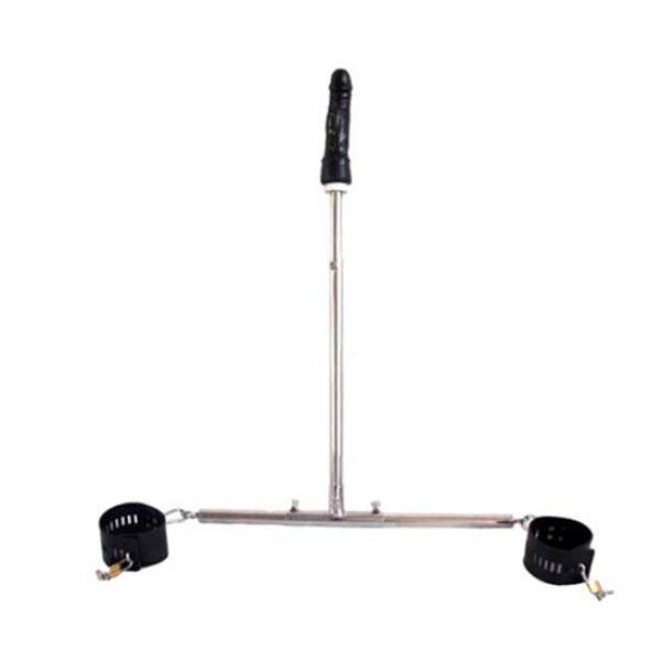 Фіксація ніг з фалоімітатором на сталевий Т-образної розпірці Bdsm4u Кайф, фото 1