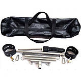 Фіксація ніг з фалоімітатором на сталевий Т-образної розпірці Bdsm4u Кайф, фото 3