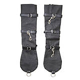 Бондаж-рукава для зв'язування рук за спиною екошкіра чорний Кайф, фото 2