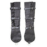 Бондаж-рукава для зв'язування рук за спиною екошкіра чорний Кайф, фото 3