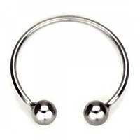 Підкова-фіксатор зі сталі на мошонку для БДСМ-ігор Кайф