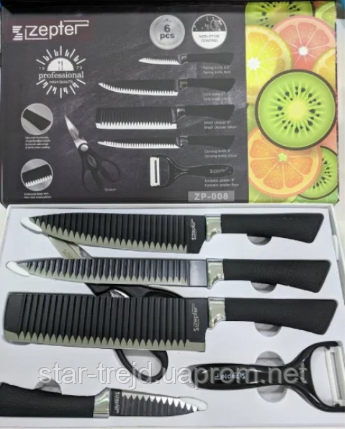 Набор ножей Knife Set Zepter ZP-007 - фото 1 - id-p1376143205