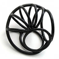 Пояс вірності на пеніс сталевий Равлик чорний Кайф