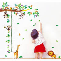 Ростомер детский на стену (ростометр, наклейка интерьерная)