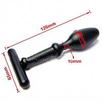 Анальна втулка сталева чорна IXI46800 Кайф