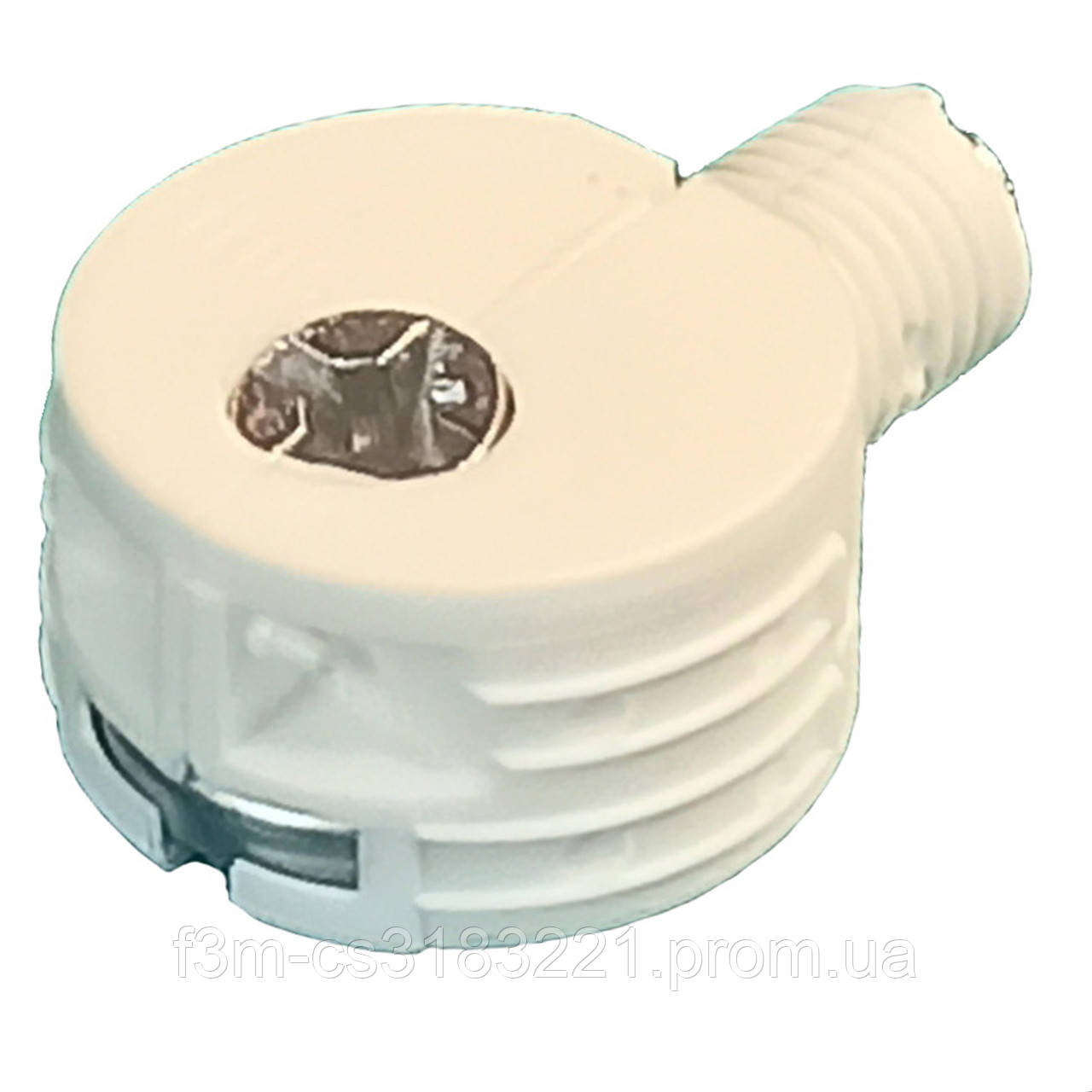 Стяжка Titus System 4: однокомпонентна потайна Quickloc Ø 20 H=11,5 мм, колір білий, Made in Slovenia (код1890)