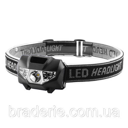 Ліхтар налобний T16/118-LM+2LED, фото 1