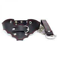 Нашийник з металевим ланцюгом для БДСМ IXI48876 Кайф