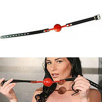 Кляп в рот з червоним силіконовим кулькою IXI13664 Кайф