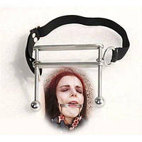 Кляп-затиск в рот сталевий для БДСМ-ігор Кайф
