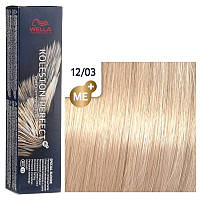 Wella Koleston Perfect Краска для волос 12/03 Особливий блонд натуральний золотий 60 мл