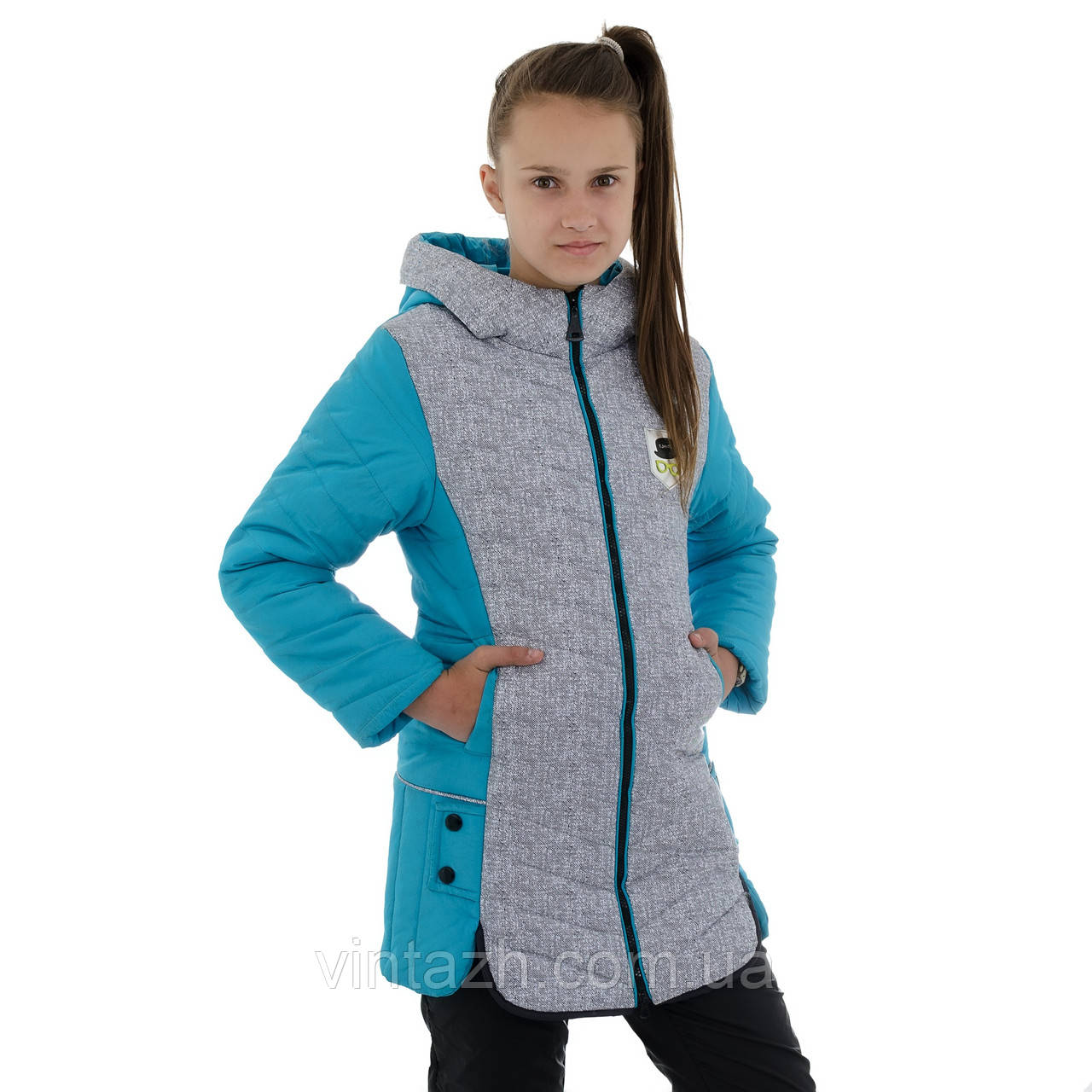 Демісезонна куртка на дівчинку зріст 146-158
