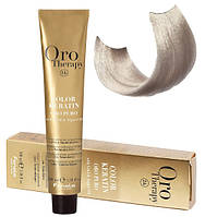 Крем-безаміачна фарба для волосся Fanola Oro Therapy Extra №10/1 platinum Blonde ash extra 100 мл