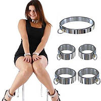 Набір з кайданів для БДСМ сталевий Кайф