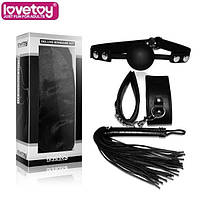 Набір для БДСМ Lovetoy чорний Кайф
