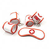 Набір кайданів для фіксації рук і ніг Медсестра Bdsm4u Кайф, фото 2