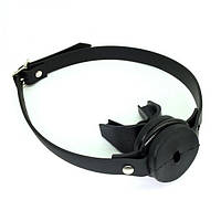 Силіконовий кляп для рота чорний OXBALLS Кайф