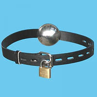 Кляп в рот зі сталевою кулею для БДСМ Кайф