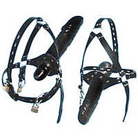 Маска з двома фалоімітаторами Кайф