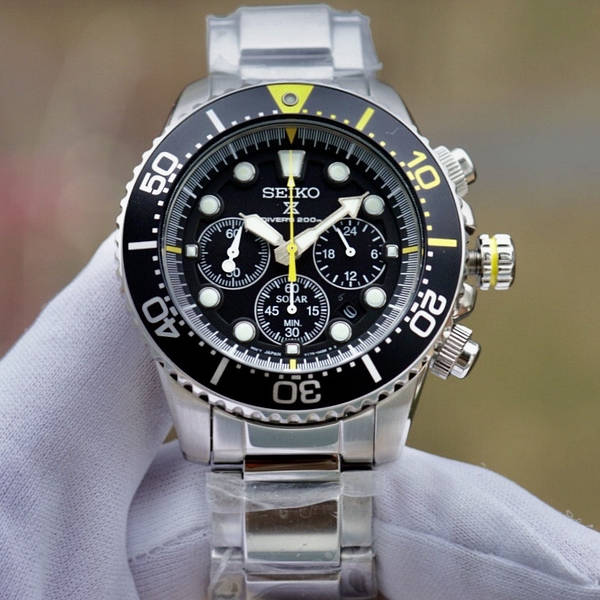 Seiko Solar Alarm Chronograph SSC079P1