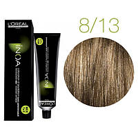 Крем-краска для волос L'Oreal Professionnel INOA 8/13 Светлый блонд  60 мл (4718Gu)