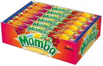 Упаковка жувальних цукерок Mamba 50 шт х 106 г