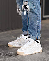 Мужские кроссовки Adidas Niteball Кожаные Белые