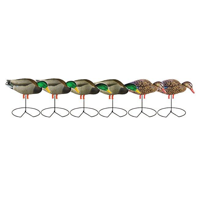 Чучела кряквы GHG Greenhead Pro-Grade Full Body Flocked Head Feeder 6шт. - фото 1 - id-p1376175618