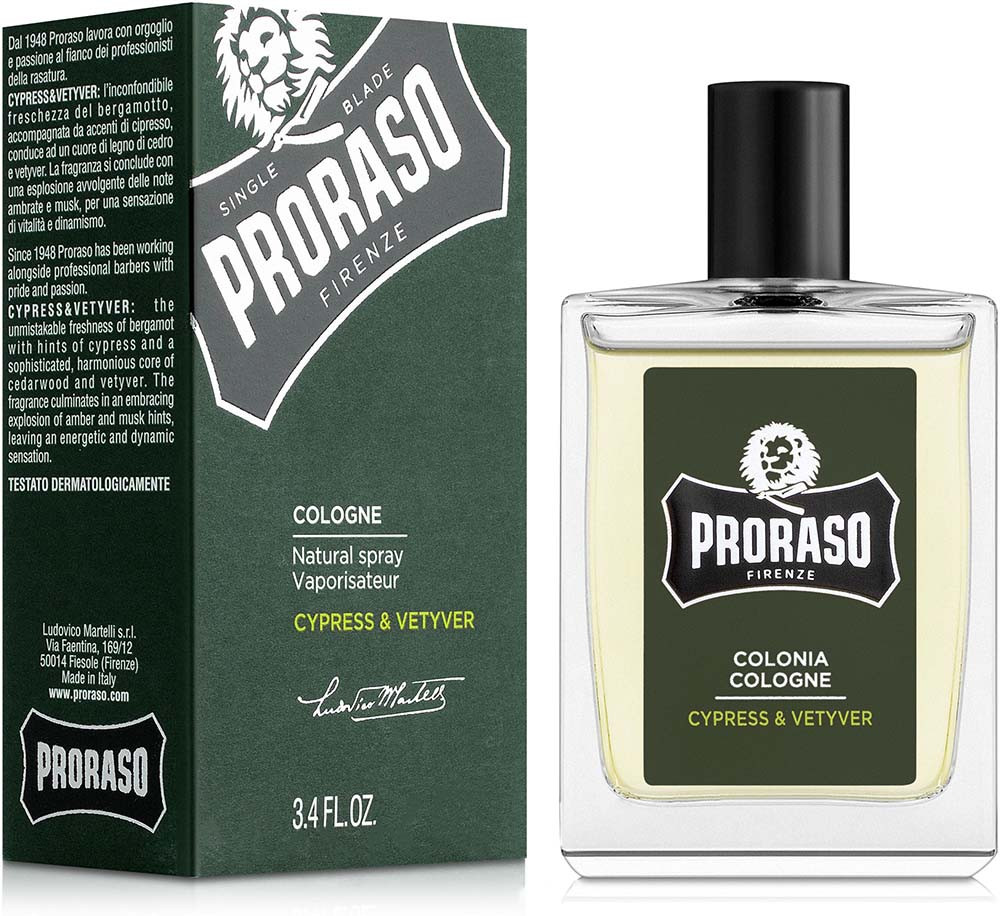 Одеколон після гоління Proraso Cologne Cypress & Vetyver 100 мл