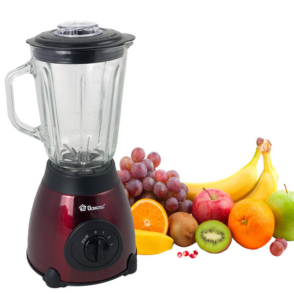 Кухонний блендер Domotec MS 6611 з кавомолкою Червоний, фото 1