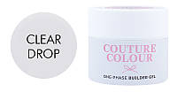 Гель однофазный Couture color 1-phase Builder Gel Clear drop 15 мл (11755Gu)