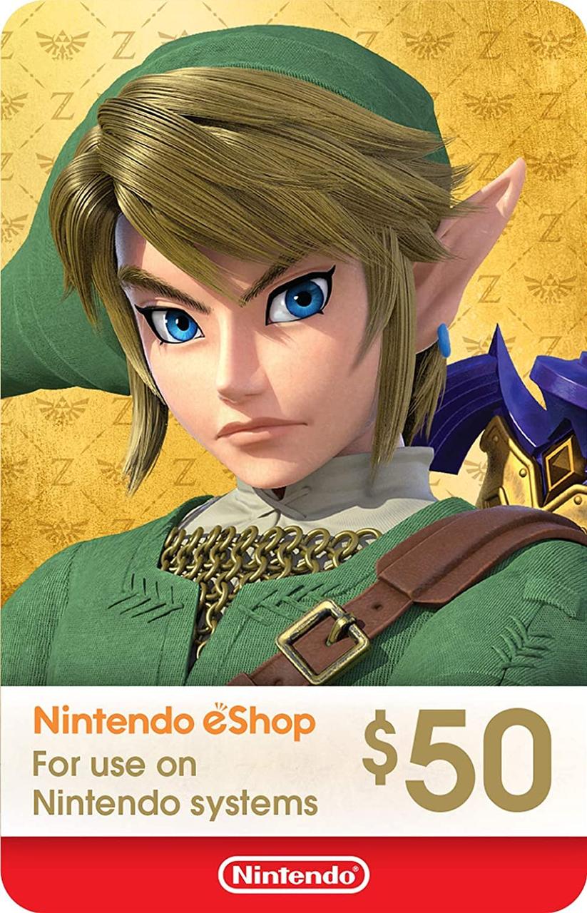 Nintendo EShop Card $50 (USA) — Купить Недорого на Bigl.ua (1376179007)