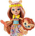 Набір Enchantimals Стильний салон і лялька Лейсі Лев з вихованцем GTM29, фото 2
